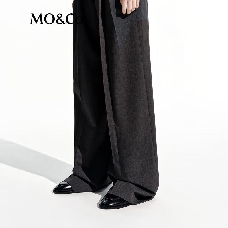 MO&Co. C+ Series Tailored High-Waist Pleated Wide-Leg Trousers