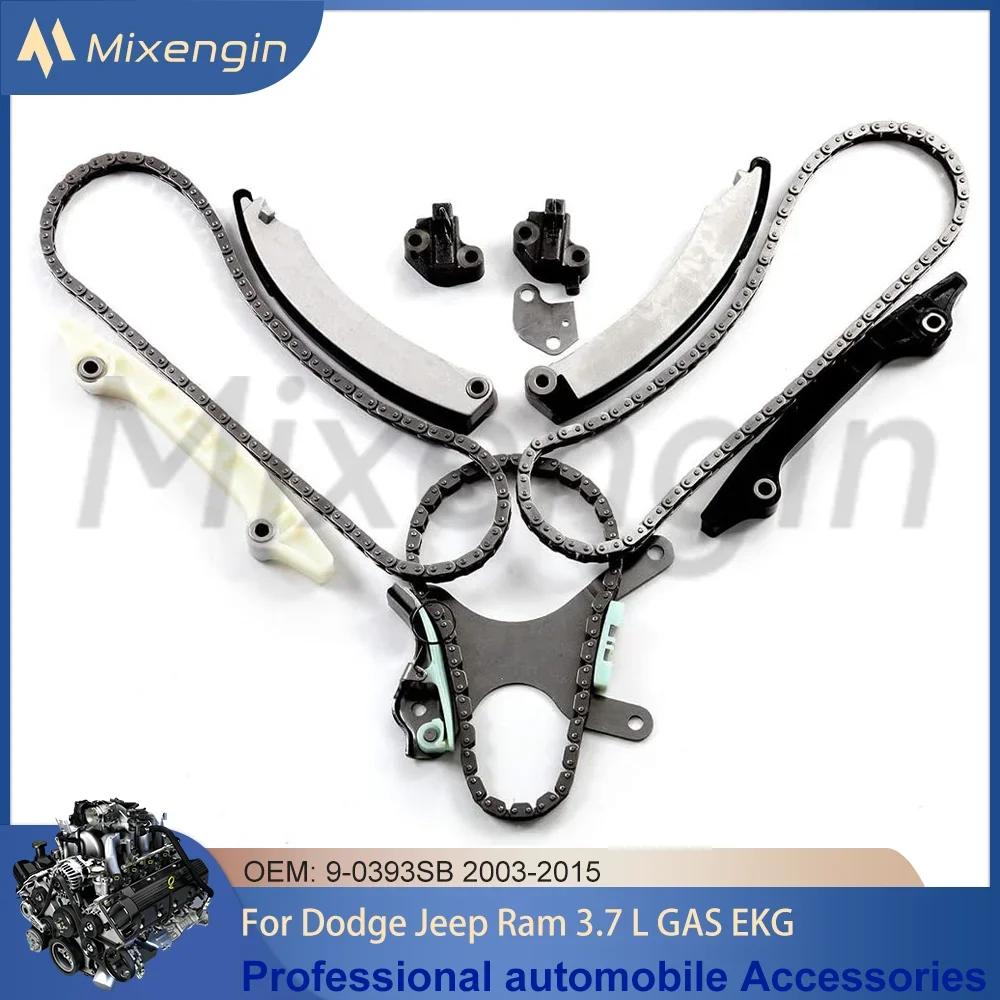 Engine Parts Timing Chain Kit For Dodge Dakota Durango Nitro Jeep Grand Cherokee Commander Liberty Ram 3.7L 9-0393SB 03-15 GAS