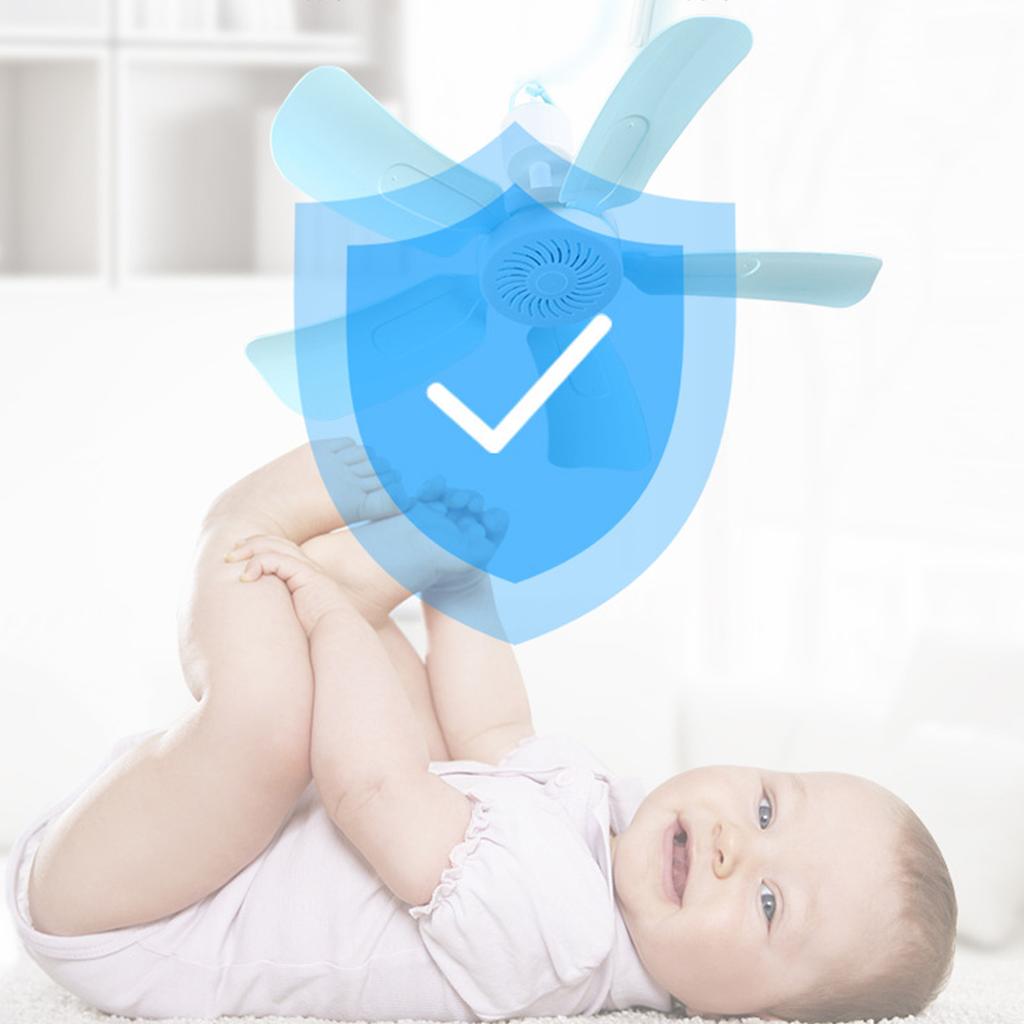 Takvifte 5 Blader 3 Meter Ledning Plast Veggfeste Topp Lav Støy for Hjemmekontor