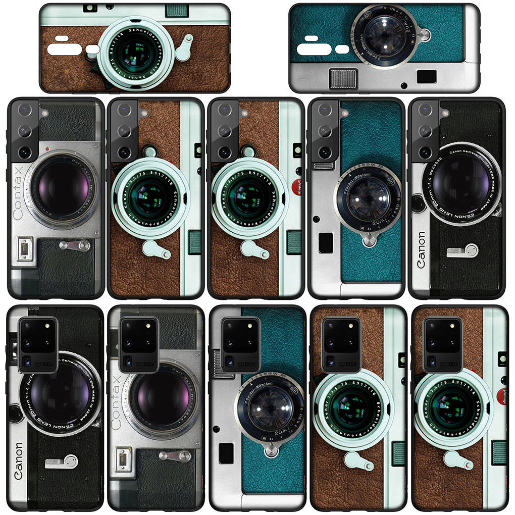 Handyhülle für Samsung Galaxy S25 S24 S23 iPhone 16 15 Xiaomi Redmi Note 14 13 12 16E X 11 Pro Max OPPO Moto G85 G54 Huawei Retro Kamera Vintage Cover