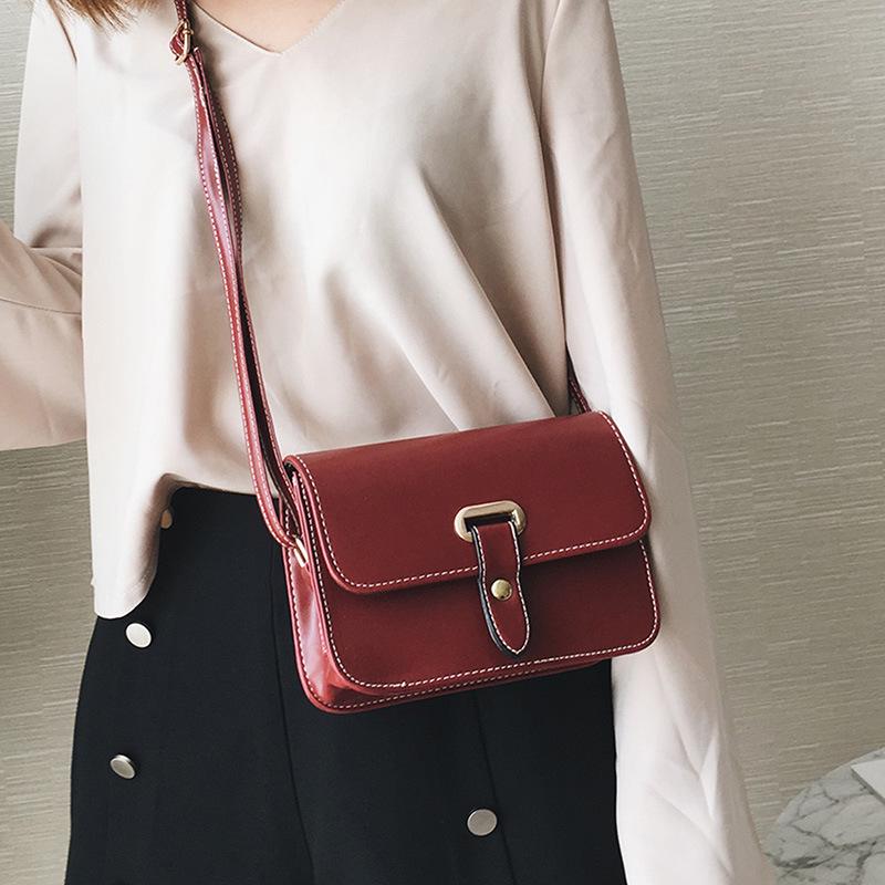SCIONE Fashion Small Square Bag Wild Small Bag Simple Female Bag Retro Shoulder Bag Messenger Bag