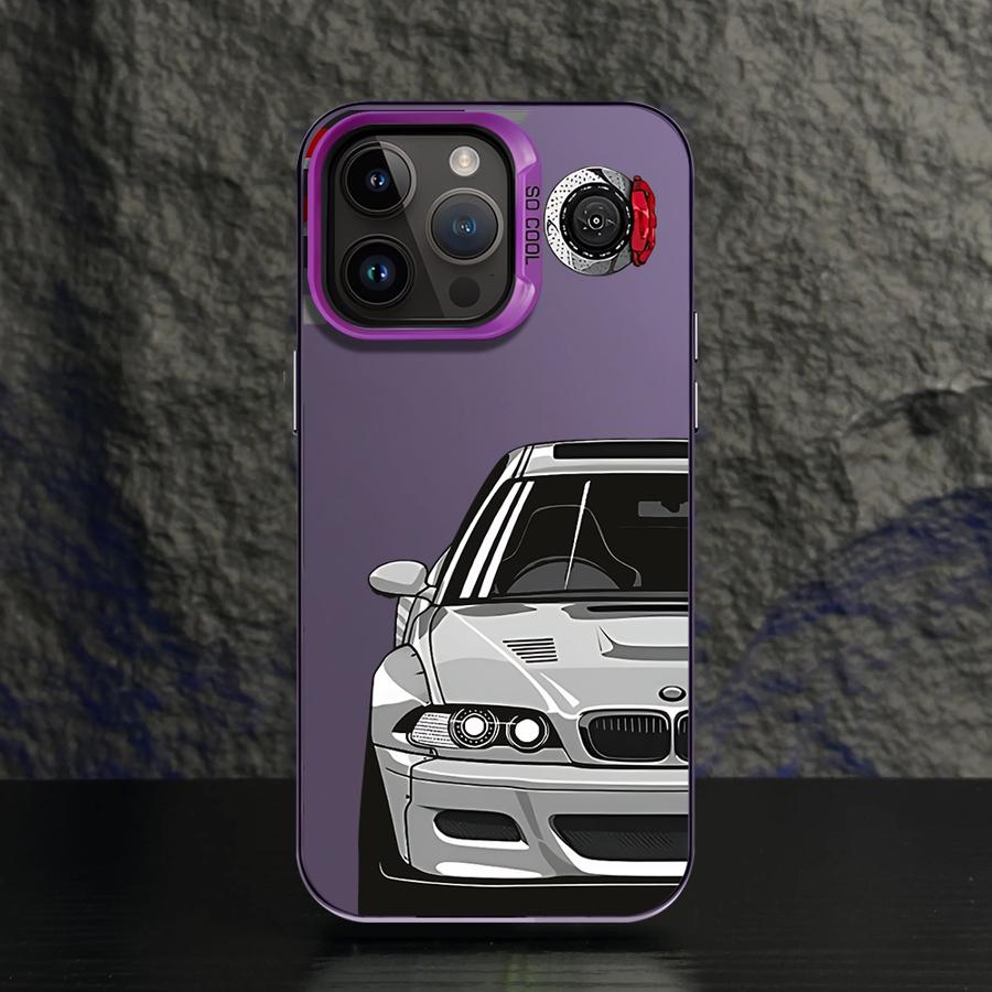 

Phone Case for iPhone 11 12 13 Pro Max 17 Air 14 15 16 Plus 16e Soft Shell JDM Sprot Car iPhone 15