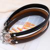 Fashionable Shoulder Strap Replacement for Shoulder Handbags with Golden Buckle Versatile Black PU Leather Belt