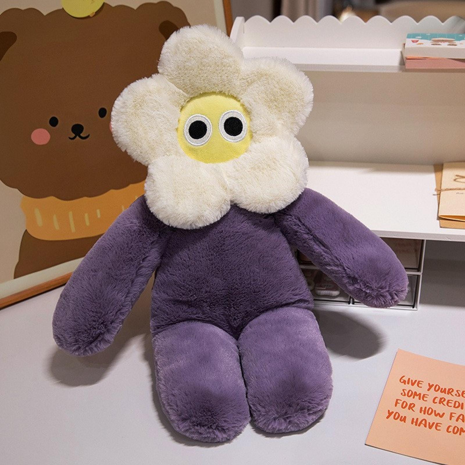 

Cute And Creative Humanoid Petal Doll Plush Toy Boy And Girl Sleeping Pillow Birthday Gift Doll, A Gift For Women, A Gift For Men,1 Pc One Size фиолетовый