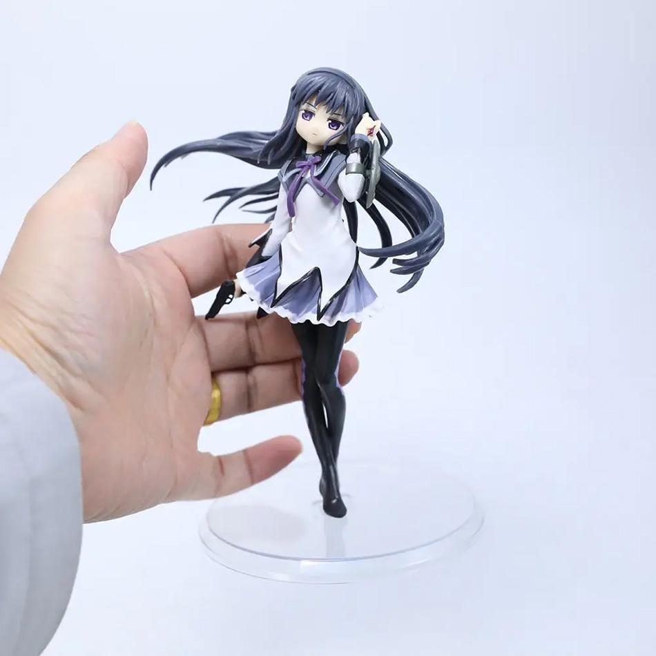 17cm Madoka Magica Figure Akemi Homura Anime PVC Model Birthday Present Ornaments Collectible Toys children birthday gift