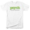 26 Psych Title T Shirt Mens Licensed Classic TV Show Gus Shawn Tee White Unisex T-Shirt