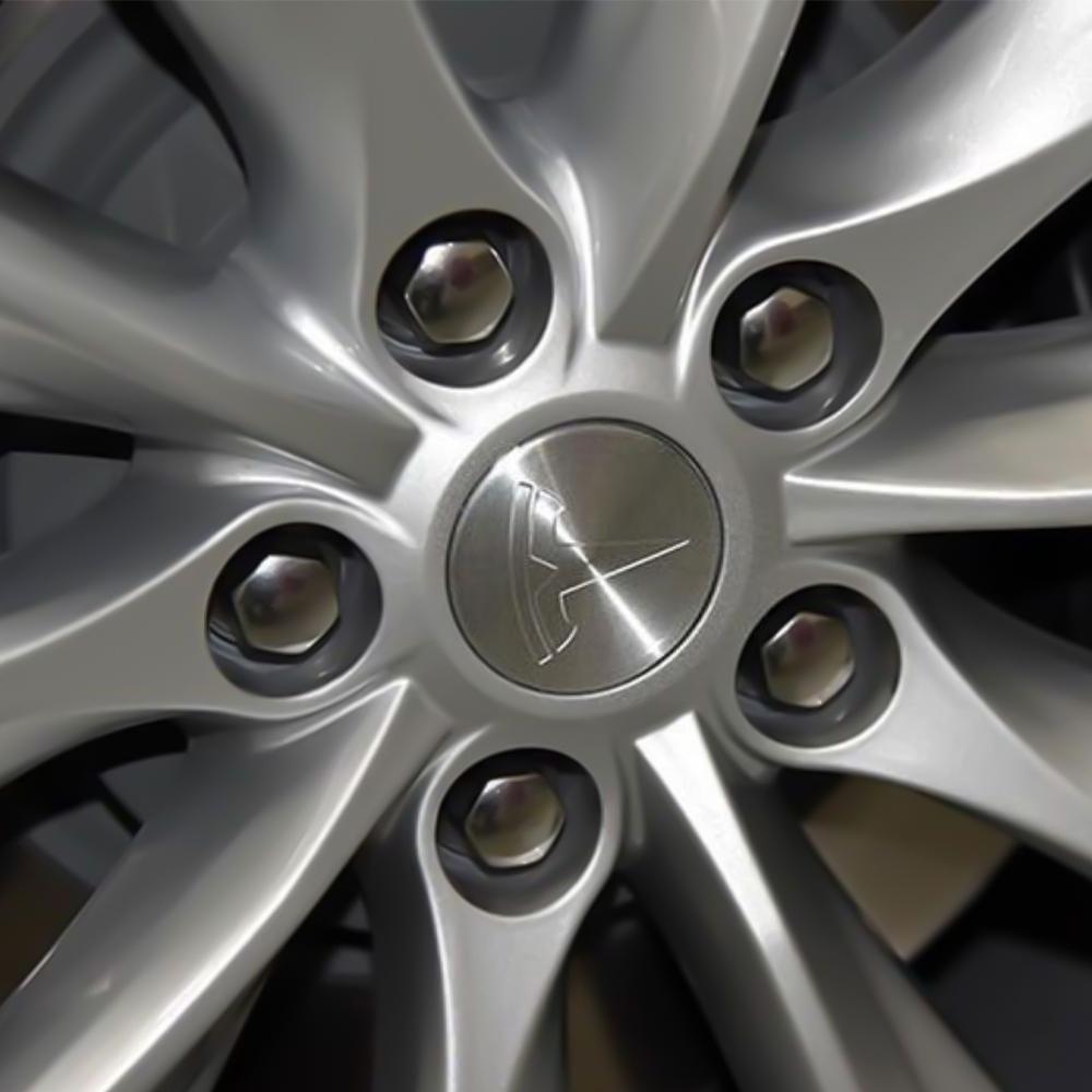 4pcs For Tesla Model 3 Model S Model X Model Y Cybertruck Roadster Car Badge Wheel Center Hub Cap Cover Accessories Auto Styling