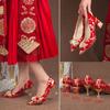 Mode Frauen Mode Klassisch Hochwertig Stilvoll Komfort Rot Hochzeit High Heel Schuhe Dame Cool Stilettoabsätze Zapatos Dama