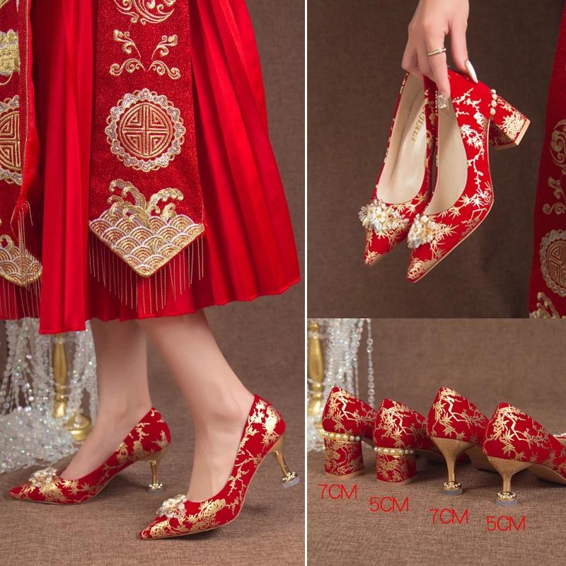Mode Frauen Mode Klassisch Hochwertig Stilvoll Komfort Rot Hochzeit High Heel Schuhe Dame Cool Stilettoabsätze Zapatos Dama