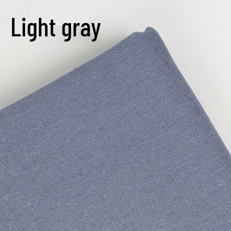 DIY Jednobarevná Lněná Bavlna Ruční Výšivka Látka