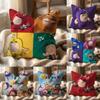 Husa de Pernă Desen Animale Oddbods - Husa de Pernă Multi-Scenă pentru Casă și Mașină - Reversibilă, Moale și Durabilă pentru Utilizare Zilnică