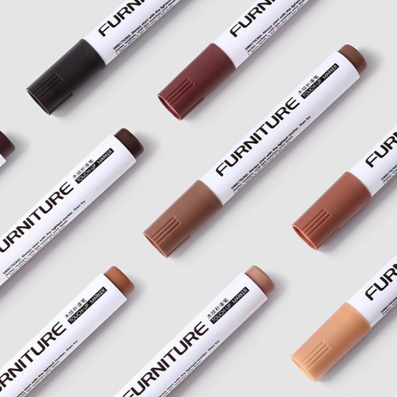 Furniture Touch Up Markers Wood Markers Pen Wood Scratch Repair Markers Scratch & Stain Markers