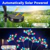 Solar WaterproSwaying Starburst Garden Lights for Outdoor Decor, Ideal for Yard, Patio, Pathways. Perfect Gift for Women, Warm White