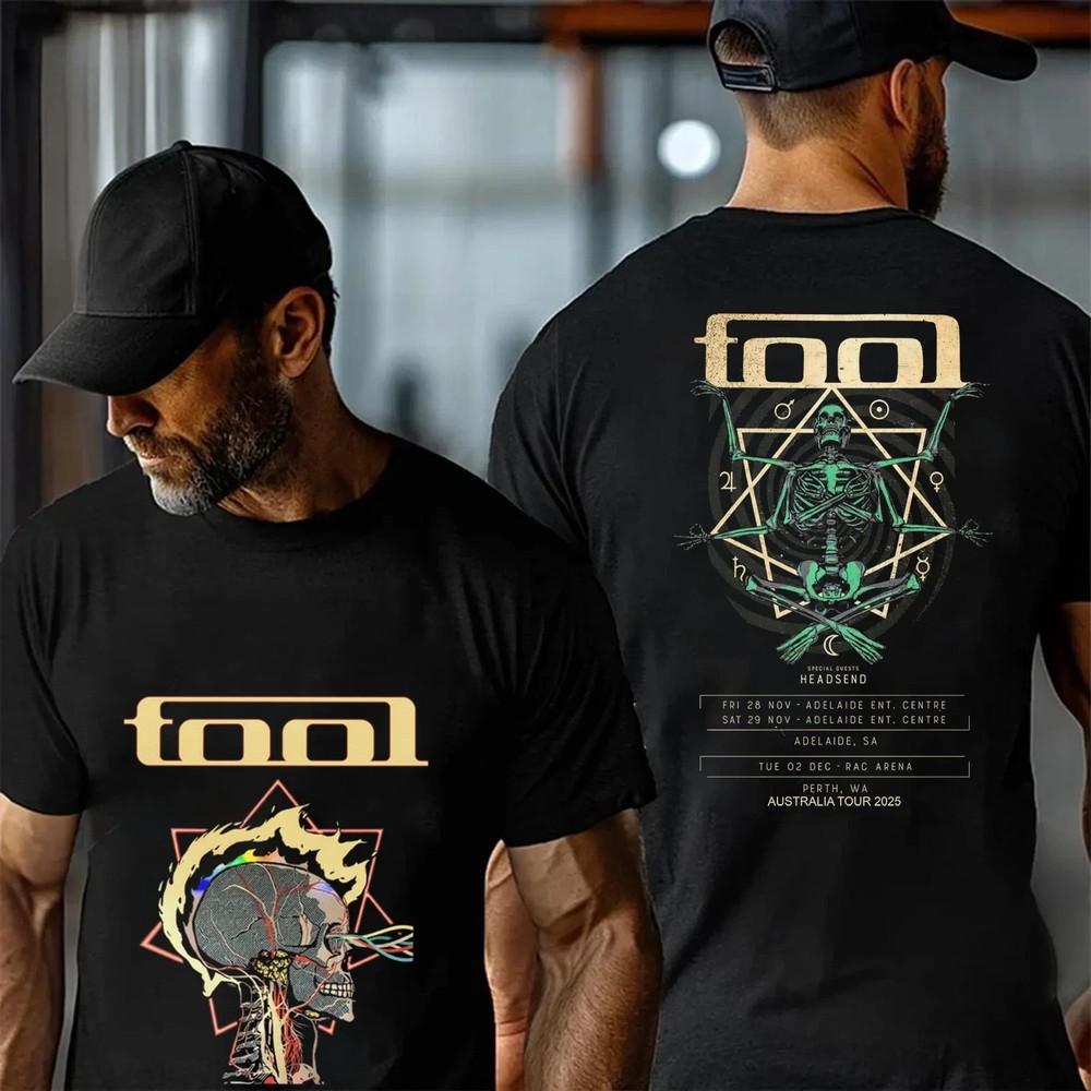 Tool Tour Australia 2025 T-shirt, Tool Band Tour T-shirt Unisex T-Shirt XXXXL