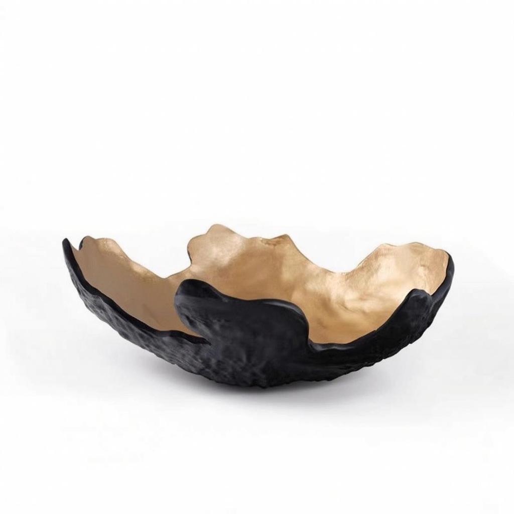 Resin Fruit Bowl Large Decorative Elegant for Dining Table, Entryway