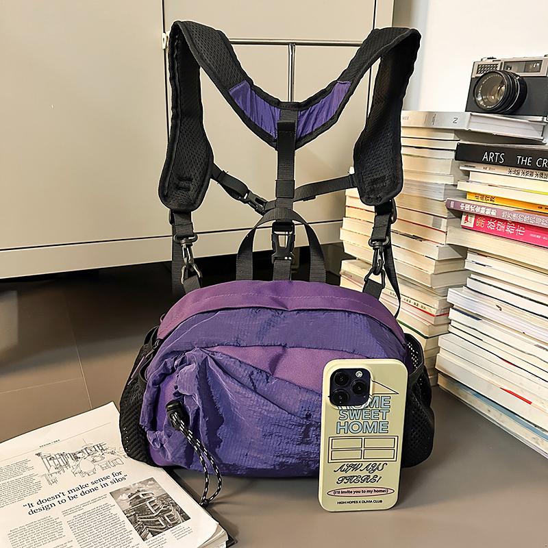 Outdoor Sports Mountaineering Bag Men's Travel Crossbody Bag Women's Chest Bag Multifunctional Waist Bag