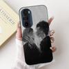 For Motorola Edge 30 Pro Case XT2201-1 Cover Lovely Panda Bowknot Silicone Shockproof Cover For Moto Edge Plus 2022 Edge30 Funda