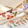 200cm Die-Cut Tape Sticker Corner Treasure Series Self-adhesive Scrapbook Tape Cartoon Pattern Gift Decorative Craft Tape