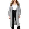 Fashionable Women's Long Knitted Sweater Cross-border  Winter Knitted Jacket