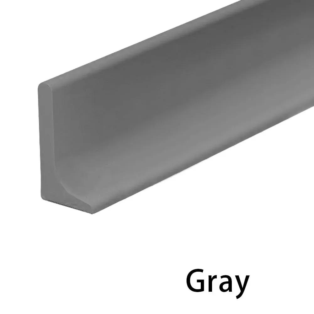 50-600cm Bathroom Water Stopper Retention Water Barrier Strip Shower Dam Flood Barrier Dry And Wet Separation Blocker Seal Strip