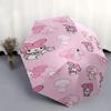 1pc My Melody Pink Umbrella - Automatic Open/Closed, Portable Folding Design, 8-Rib Iron Frame Outdoor Umbrella, Ideal Gift for Fans, Travelers, Every