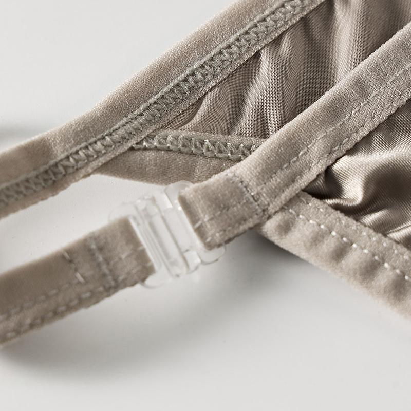 Men's Sexy Solid Color Bikini Erotic High-cut Thong Quick Dry Breathable Close Fitting Underwear