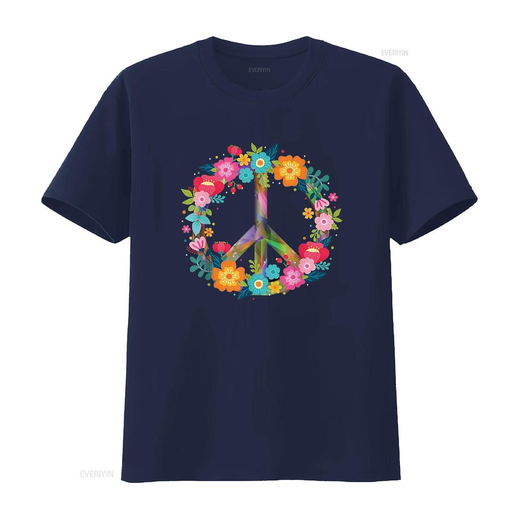 Peace Love Hippie Costume Tie Die 60s 70s T Shirt Black X Large vintage Washed Stretched Stylish Soft Versatile fashion