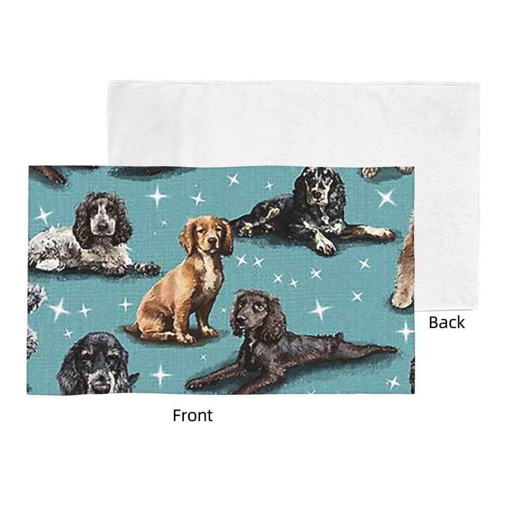 The Cocker Spaniel Soft Face Towel Quick Dry Pool Bath Cotton Towels Breathable