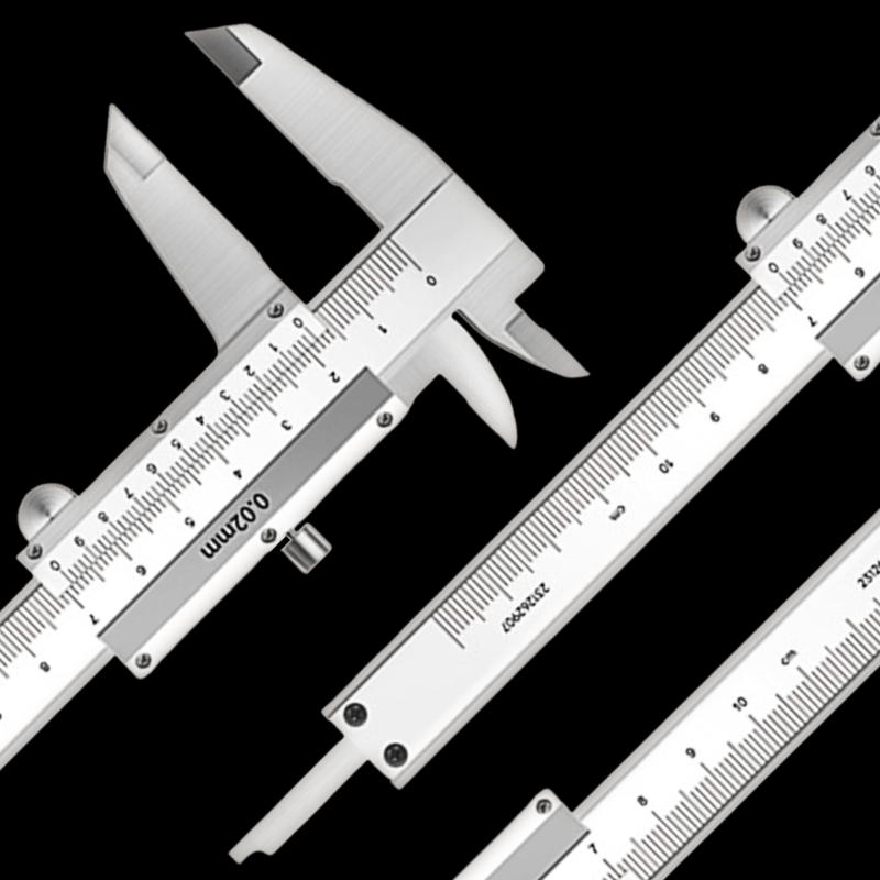 0-100mm Stainless Steel Caliper Vernier Caliper for Jewelry Coin Gemstones Micrometer Thickness Measuring Too