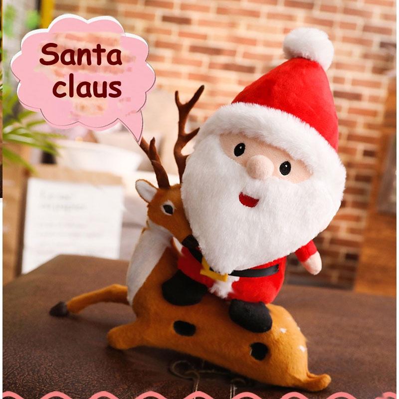 1Pcs Christmas Santa Claus Cartoon Doll Kids Toy Christmas Gifts