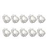 10Pcs 3D Glitters Rhinestone Alloy Bowknot DIY Decal Nail Art Tips Stickers