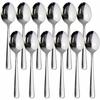 Nagao Hakaku Dinner Spoon 17.8cm 12-piece Set Stainless Steel Dishwasher Safe Commercial Use Made Japan