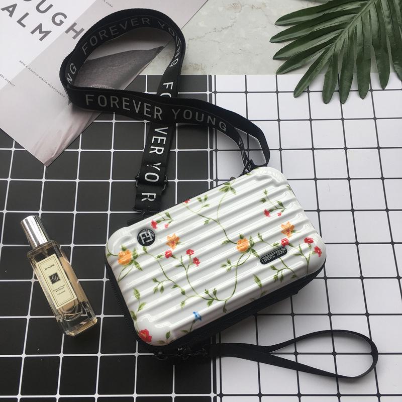 

Women s Sequin Hard Shell Mini Makeup and Toiletry Crossbody Bag 7-inch Hard Shell