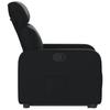 Recliner with Rising Aid Black Artificial Leather