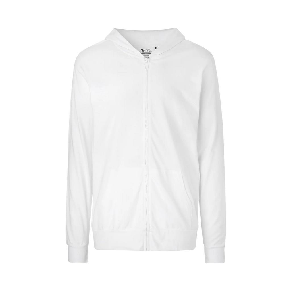 Neutral Unisex Adult Jersey Zipped Hoodie