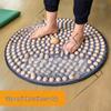 Acupressure Foot Mat: Solid Wood Traditional Chinese Medicine Floor Mat for Unblocking Meridians and Indoor Massage.
