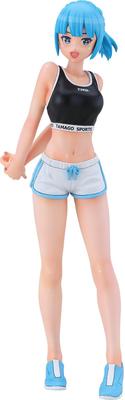 Hasegawa Egg Girls Collection 49 Maiyuki Sara Unpainted Resin Kit SP661 1/12 No. (Sportswear) (Person)