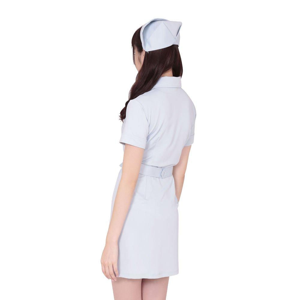 Healing Angel Nurse Cosplay Light Size A&TCollection Costume, Blue, M, Women's
