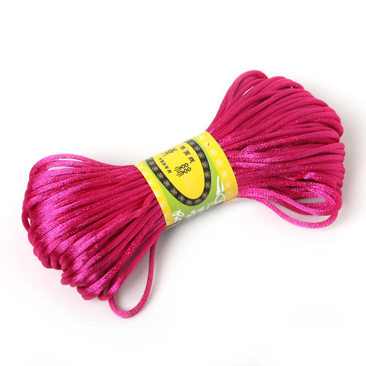 

Цветной нейлоновый шнур, 20м фуксия