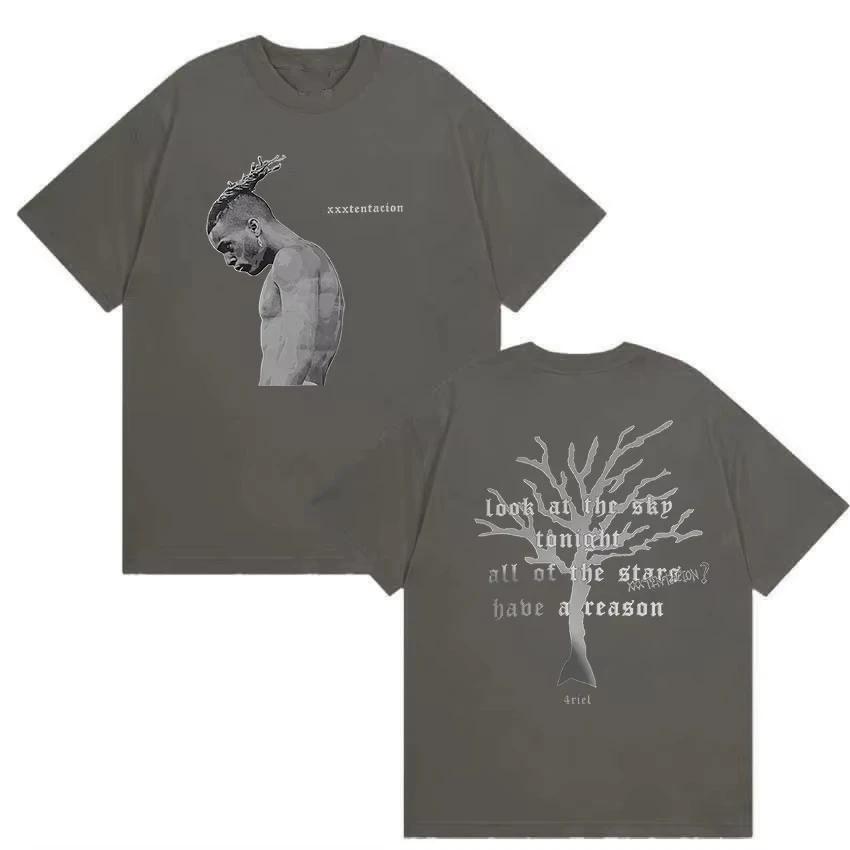 Rapper XXXTentacion New Album 2026 Merch T Shirt Unisexs Vintage Gothic Short Sleeve Cotton Tshirts Unisex Hip Hop Tshirts Unisex