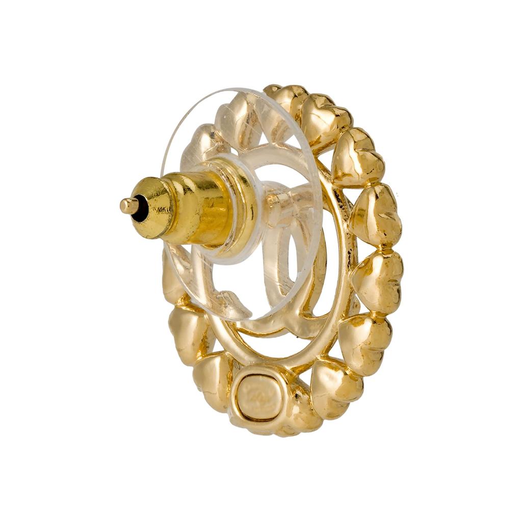 CHANEL Stud Earrings Women's Gold ABA273-B10485-NN008