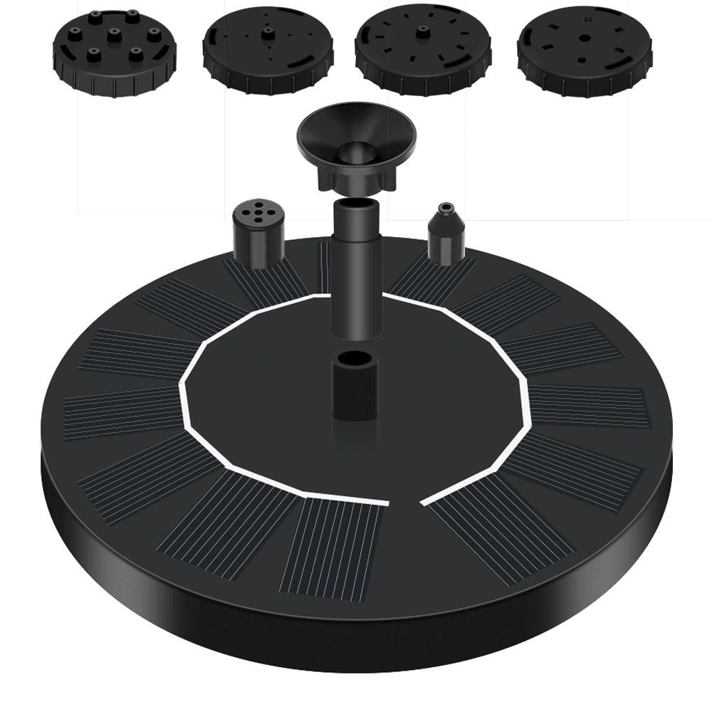 Zewnętrzna Solarna Fontanna Kąpielisko dla Ptaków Dekoracja Ogrodowa Pływająca Basenowa Dekoracja Ogrodowa Fontanna Kaskadowa