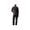 Calvin Klein Minimalist Comfortable Versatile Logo Sweater Men sweater Ebony 40EM300-410