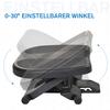 0-30° Three-Height Under-Desk Support Footrest - Black