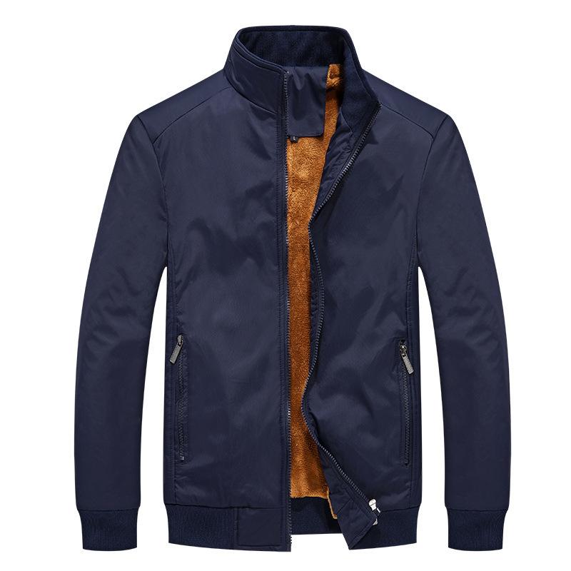Middle-aged and Elderly Jackets for Men, Dad Style, Spring and Autumn Korean Style Trendy Men s Warm Jackets, Men s Tops M