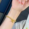 New Two Worlds Huan Bracelet Lotus Lotus Pod Temperament Gift Light Luxury Personalized Women's Fashion Antique Jewelry