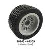 MOC High-Tech Tire Wheel Hub DIY Bricks Car Truck 44309 70695 15413 Construction Building Blocks Compatible Motorcycle Race Toys
