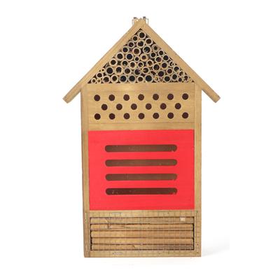 Casa de abejas de insectos de madera, habitación de insectos de madera, refugio de Hotel, decoración de jardín, caja de nidos