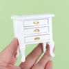 Friendly Wooden Doll House Accessories 1: 12 Scale Bedside Cabinet Miniature With Working Drawer