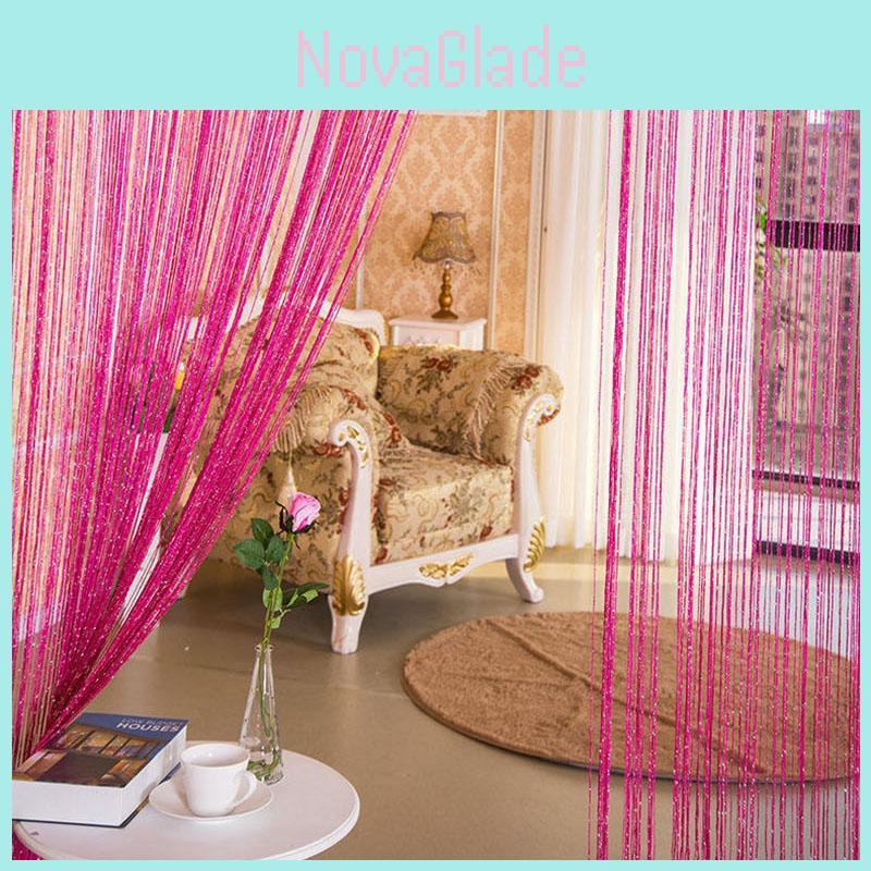 Premium Quality Glitter String Door Curtain Panels Ideal For Room Dividers And Fly Screens